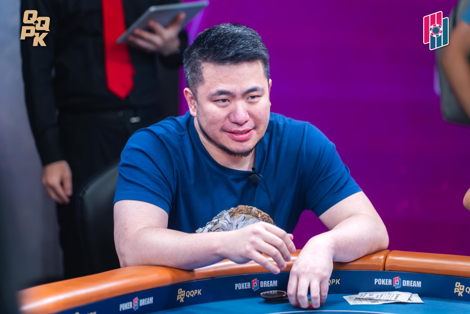 Han Cheng Huang is the Last Day 2 Elimination in 17th Place for TWD 229,500 (~USD 7,100)